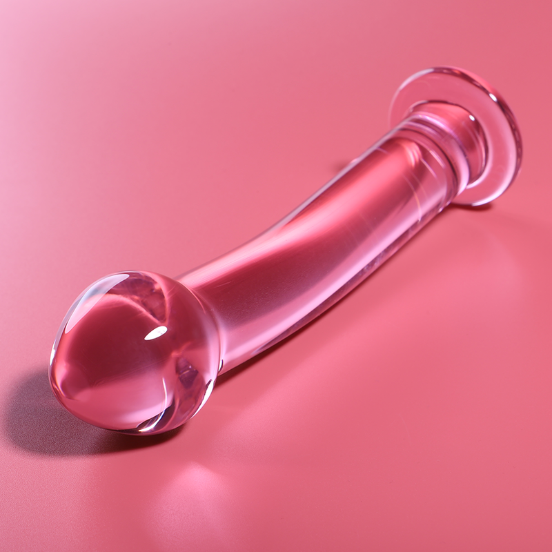 NEBULA SERIES BY IBIZA - MODELO 11 DILDO CRISTAL BOROSILICATO TRANSPARENTE 16 CM -O- 3 CM