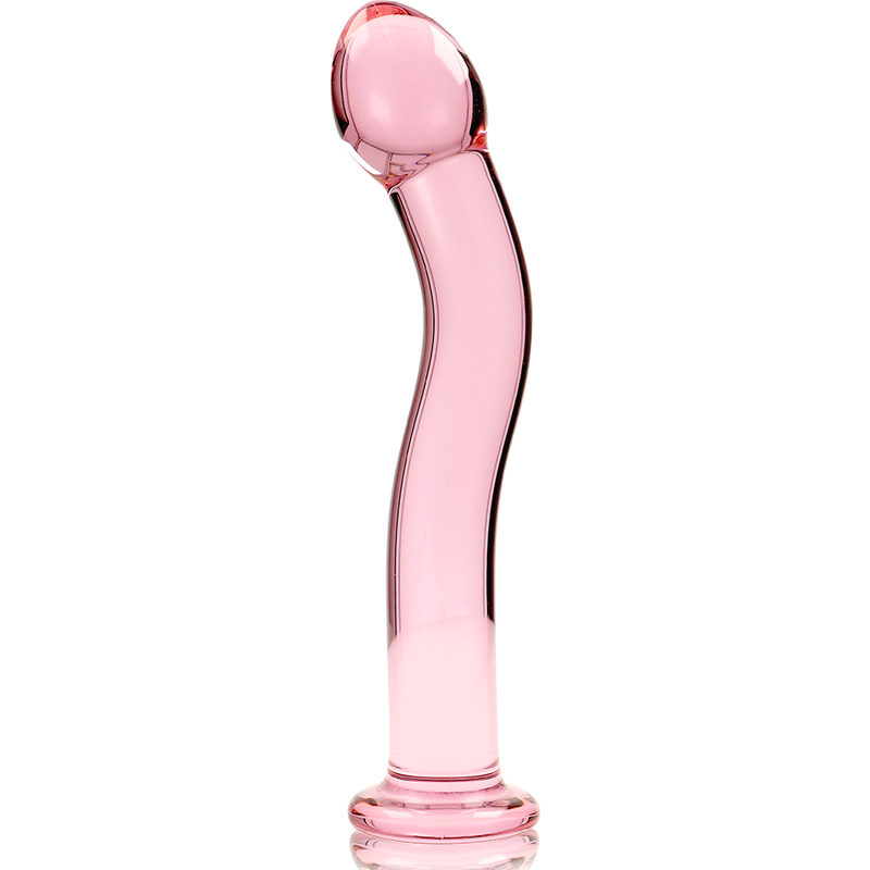 NEBULA SERIES BY IBIZA - MODELO 18 DILDO CRISTAL BOROSILICATO TRANSPARENTE 18.5 CM -O- 3.5 CM