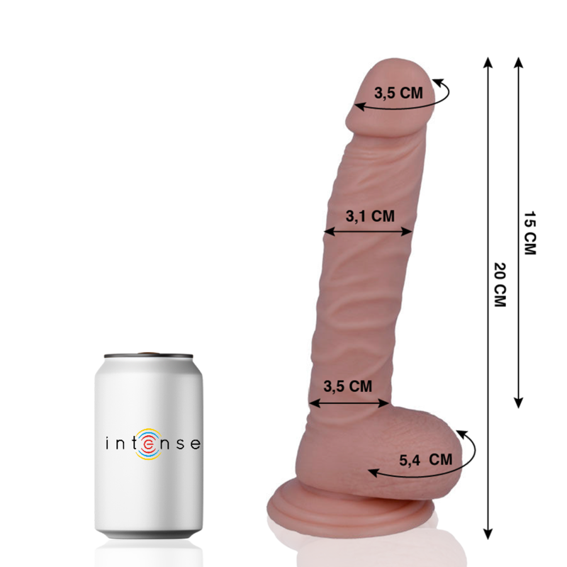 MR INTENSE - 19 PENE REALISTICO 20 CM -O- 3.1 CM