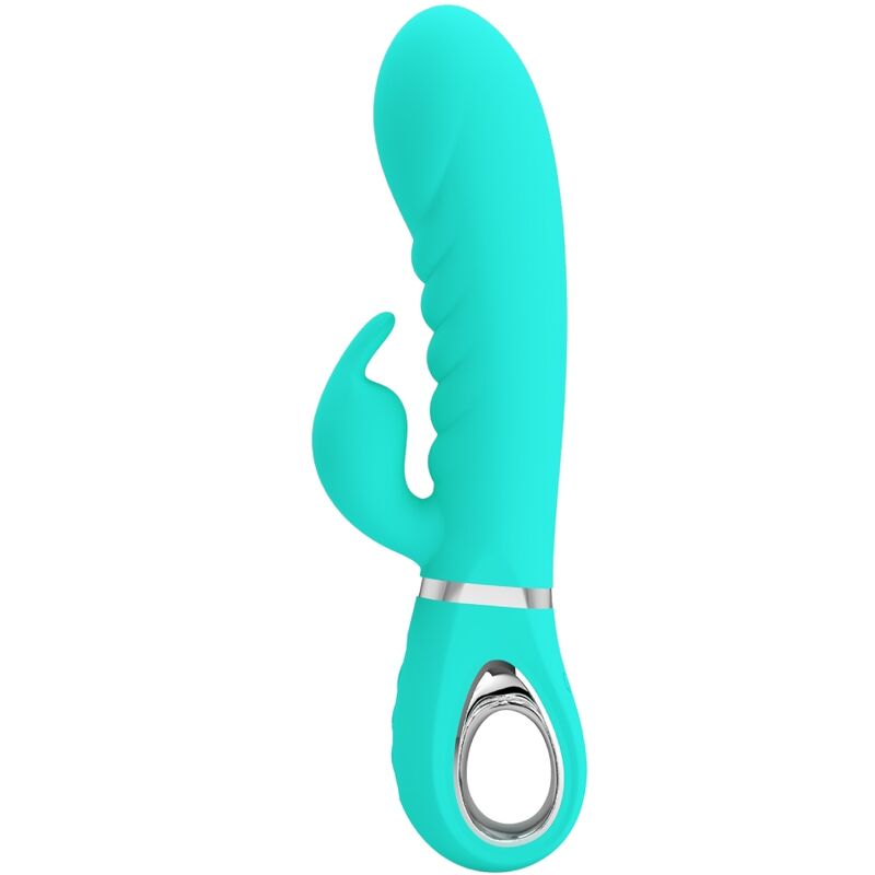 PRETTY LOVE - PRESCOTT VIBRADOR PUNTO G MULTIFUNCIÓN VERDE AGUA