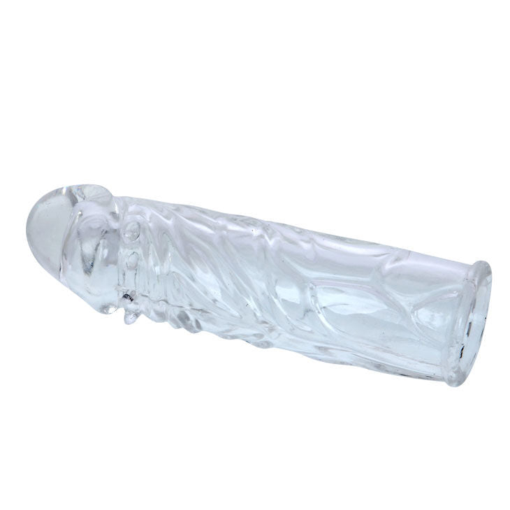 BAILE - FUNDA ROSA PENE SILICONA ESTIMULANTE 13 CM