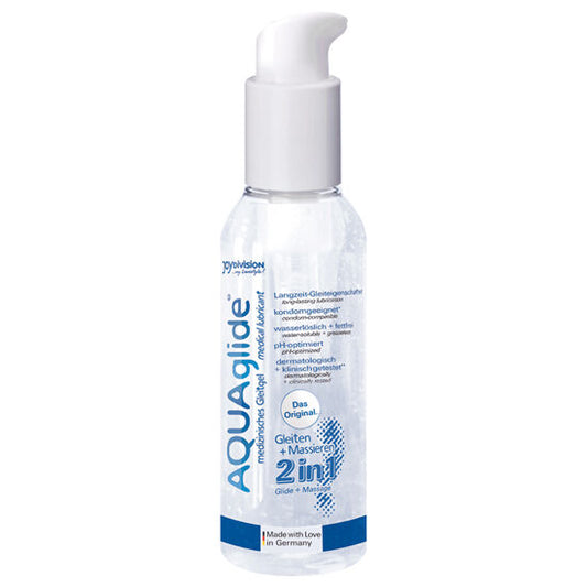 JOYDIVISION AQUAGLIDE - 2 EN 1 LUBRICANTE + MASAJE 125 ML