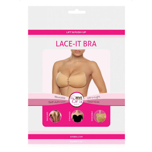 BYE-BRA - LACE-IT REALZADOR PUSH-UP BEIGE COPA D