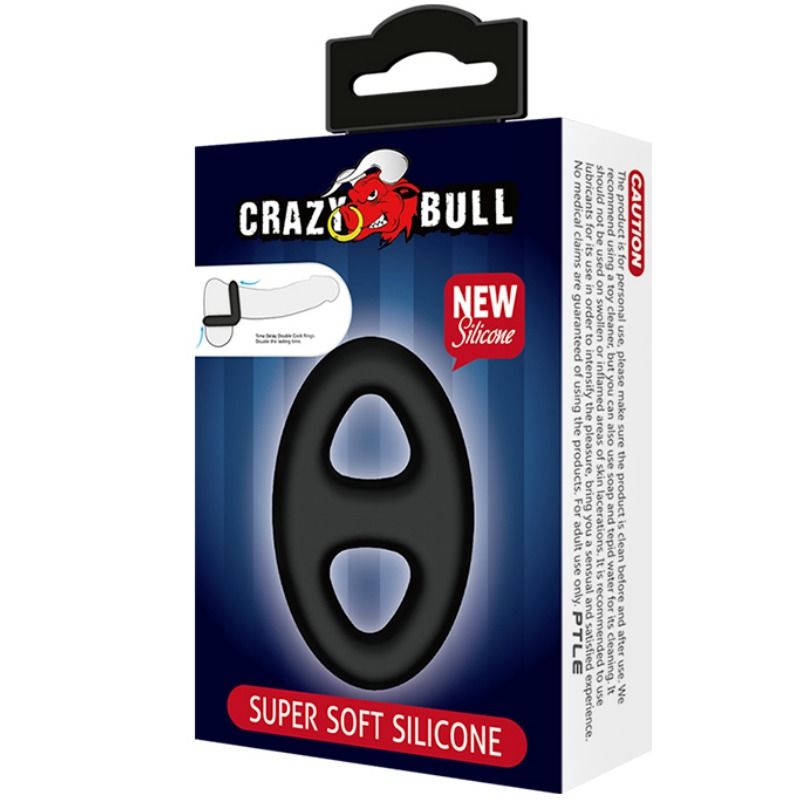 CRAZY BULL - ANILLO SILICONA DOBLE SUPER SUAVE