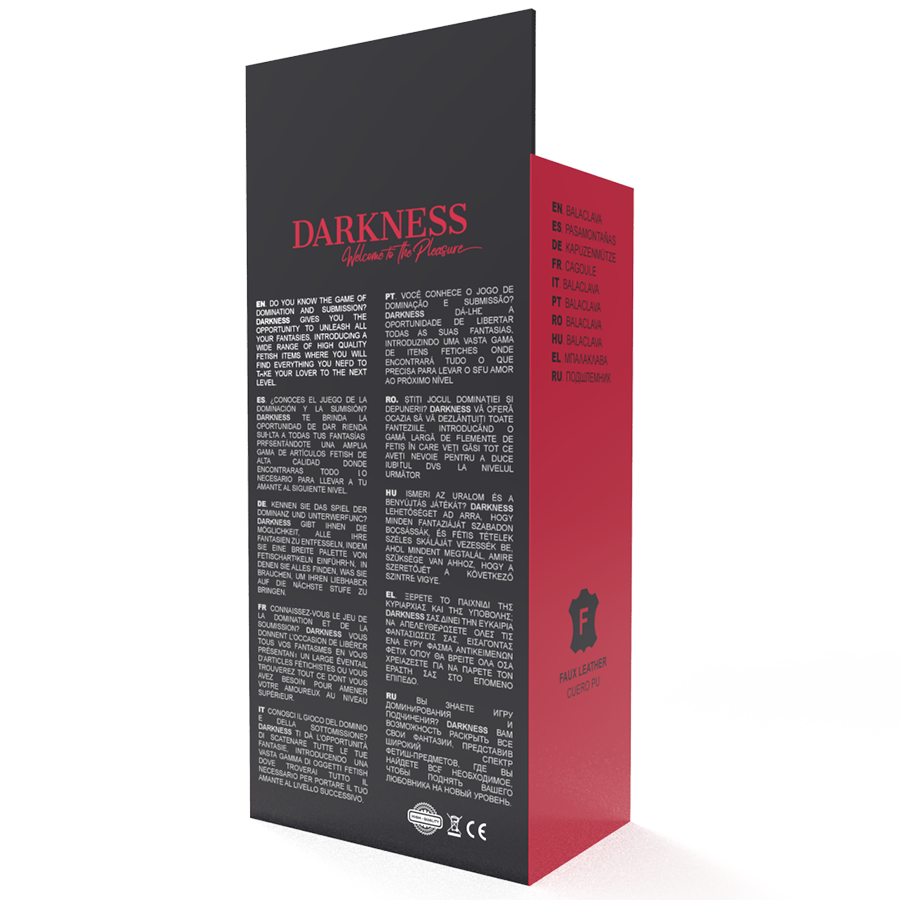 DARKNESS - SUBJUGATION MASCARA NEGRO